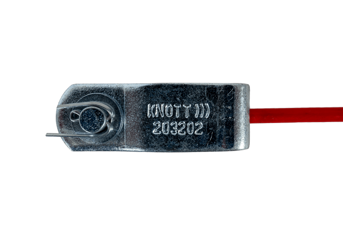 Cuerda de seguridad de emergencia KNOTT con mosquetón de 1200 mm