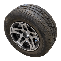 OUTLET Rueda reforzada para remolque LINGLONG NEUMÁTICO 195/55 R10C 98/96N LLANTA DE ALUMINIO UNITRAILER 6Jx10" 5x112 ET:-4
