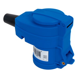 Enchufe CEE angular MANTES 2P+E con toma adicional de 16A 230V
