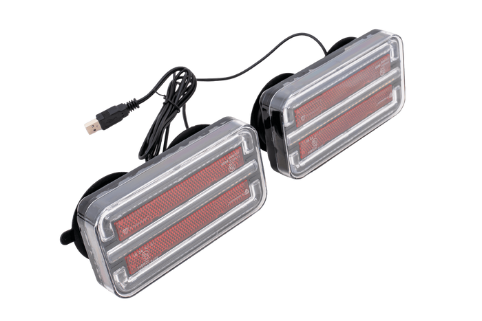 Luces traseras LED TT Technology TT.12028B-DI 3 funciones izquierda+derecha, inalámbricas, magnéticas