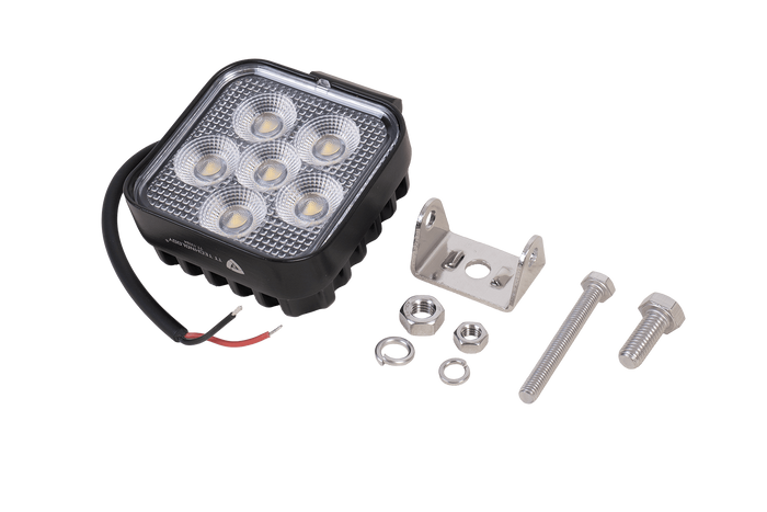 Reflector de lámpara de trabajo LED TT TECHNOLOGY NEGRO TT.13324 24xLED 1920lm cuadrado