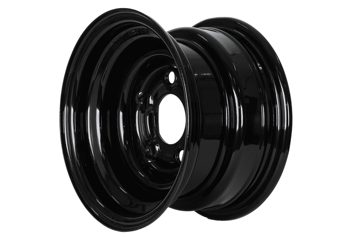 Llanta de acero para remolque UNITRAILER negra 6Jx10"H2 5x112 ET:-4