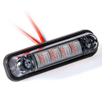 Lámpara de posición universal LED FRISTOM FT-081 rojo oscuro