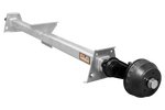 Eje con freno KNOTT VGB15MV para remolque/portacargas 1550 kg 1616 mm 2110 mm 5x112