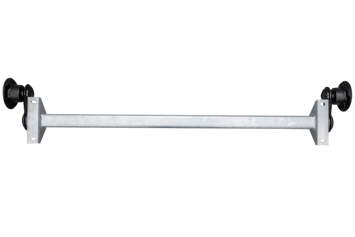 KNOTT VG7-L eje sin freno para remolque 750kg 1260mm 1565mm 4x100