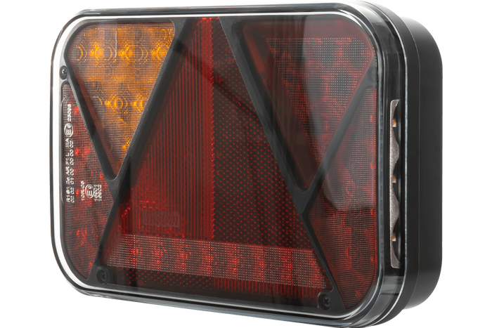 Juego de luces: luces traseras LED FRISTOM + luces de posición laterales LED HORPOL + arnés MANTES 5,2 m 7PIN