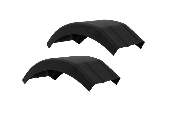 Juego de dos medios guardabarros para remolque DOMAR DR1012201+DR1012202, paso de rueda 384/200mm izquierdo+derecho