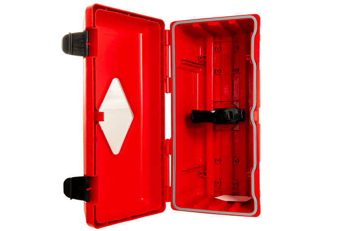 Caja extintor 6kg DAKEN 82070 ADAMANT 611x310x247mm rojo