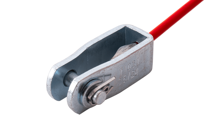 Cuerda de seguridad de emergencia KNOTT breakaway con mosquetón de 1700 mm