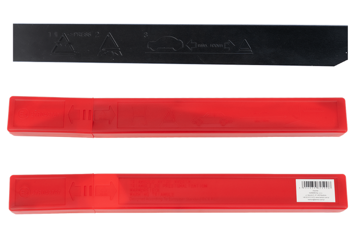 Triángulo de advertencia plegable HERMON 430×430×430mm