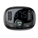 Transmisor MP3 FM Bluetooth 4.2 tipo T BASEUS + cargador de coche 2x USB 3.4A