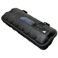 Caja para extintor de incendios OUTLET 9/12 kg DAKEN 82511 STRIKE 707 x 322 x 239 mm negra