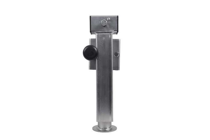 Soporte de manivela extensible UNITRAILER JL2 para remolque de plataforma plana de 1300 kg, 410-645 mm