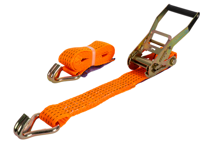 Cinta transportadora UNITRAILER de 3 m/50 mm/5 t de color naranja con tensor