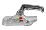 Enganche de bola WINTERHOFF WW 30-D3-K1212 para remolque de 3000 kg con barra de tiro de tubo de 50-51 mm, hierro fundido.