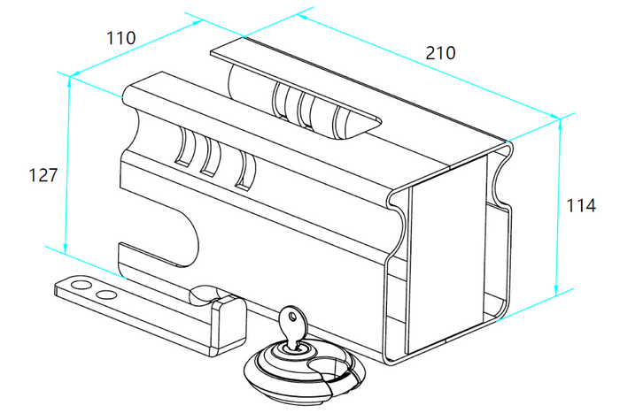 Protección antirrobo Unitrailer TRAILER PRO-BOX III