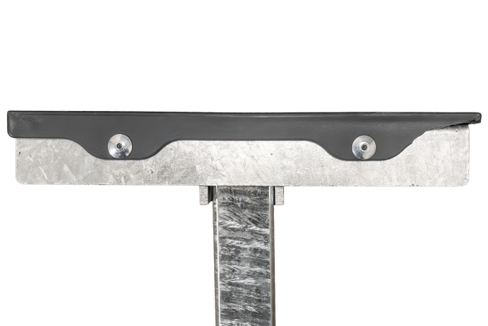 Soporte lateral plano OUTLET UNITRAILER, 30 cm de largo, 40 cm de alto, para remolque de barco, GRIS