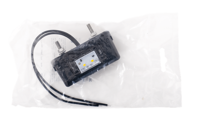 Luz de matrícula LED WAŚ W52 con cable de 0,2 m