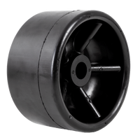 Rodillo deslizante KNOTT, rodillo deslizante de goma de 67 mm para remolque de barco