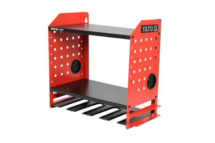 Estantería de taller YATO YT-09092, estantería metálica para herramientas eléctricas, 465 x 405 x 225 mm