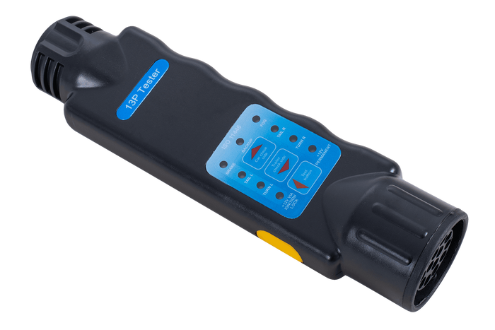 Comprobador de enchufes de remolque de 13 pines