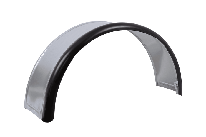 Guardabarros para remolque de 13-15" DOMAR DK7110, paso de rueda de 820/240 mm, metálico con borde de goma.