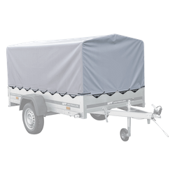 Lona para remolque UNITRAILER H-800, color gris, 230x125cm, GARDEN 230 KIPP