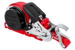 Cinta transportadora retráctil automática FASY de 5 m/25 mm/0,35 t roja