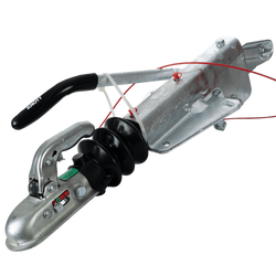 Dispositivo de inercia KNOTT KF17C con enganche K20B para remolque de 1700kg con lanza en V