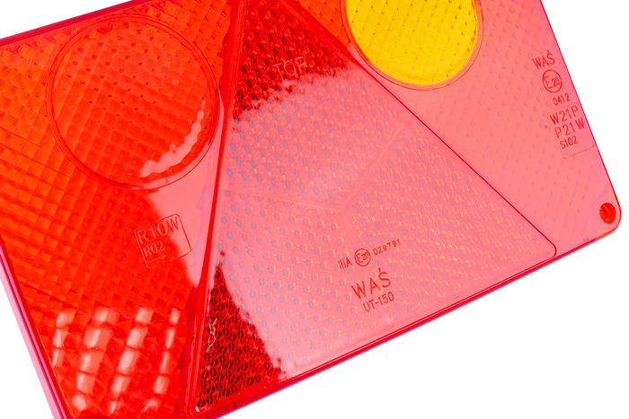 WAŚ W21P cubierta de luz trasera derecha