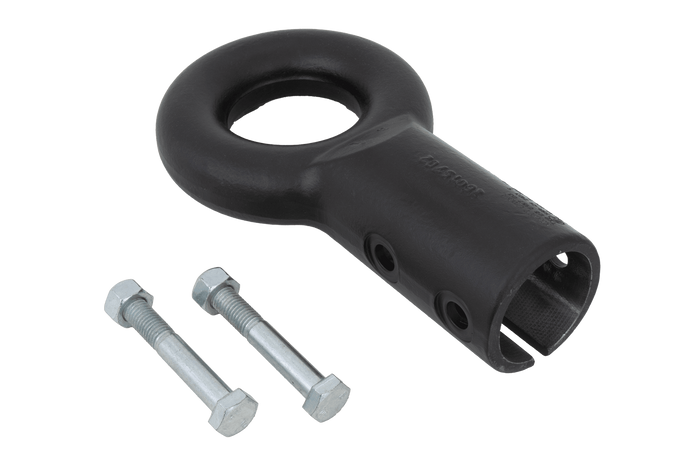 Enganche de ojo KNOTT KK7937S para remolque de 3500 kg con lanza tubular de 60 mm, nuevo modelo