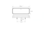 Luces traseras LED NEON DYNAMIC TruckLED L1871+L1872, cable de 0,35 m, 6 funciones, izquierda+derecha