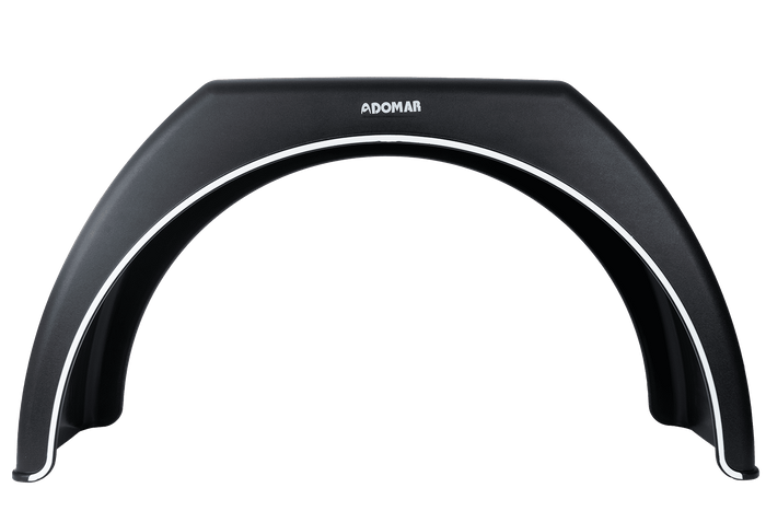 Guardabarros remolque 14-17" DOMAR DK3110 paso de rueda plano 870/260mm