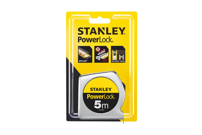 Cinta métrica STANLEY PowerLock 1-33-194 de 5 m