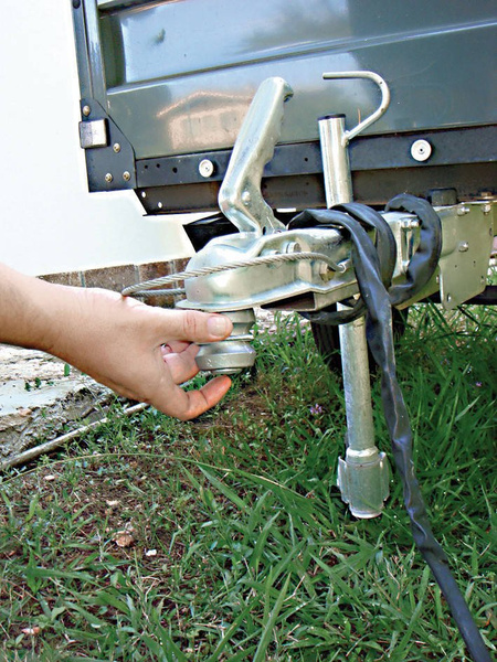 Antirrobo para enganche de bola del remolque