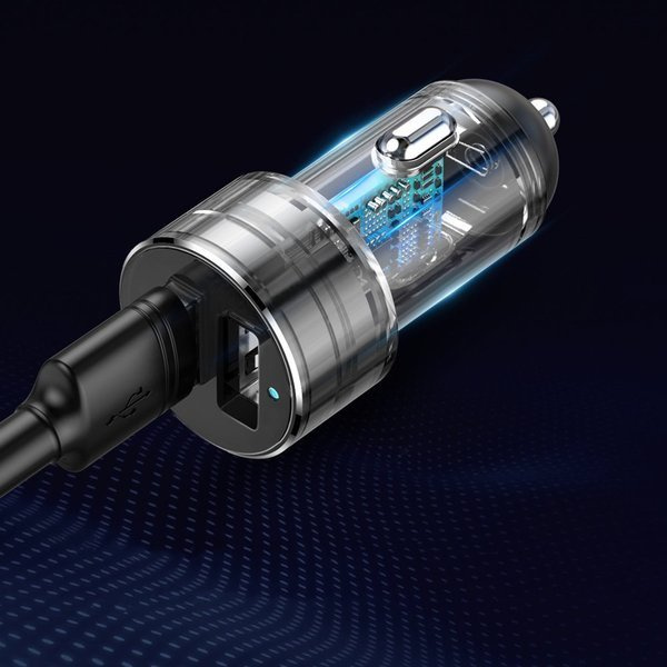 Cargador de coche de alta eficiencia BASEUS (2 puertos USB + 2 tomas de encendedor de cigarrillos, 80 W)