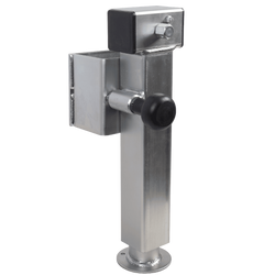 Soporte de manivela extensible UNITRAILER JL2 para remolque de plataforma plana de 1300 kg, 410-645 mm
