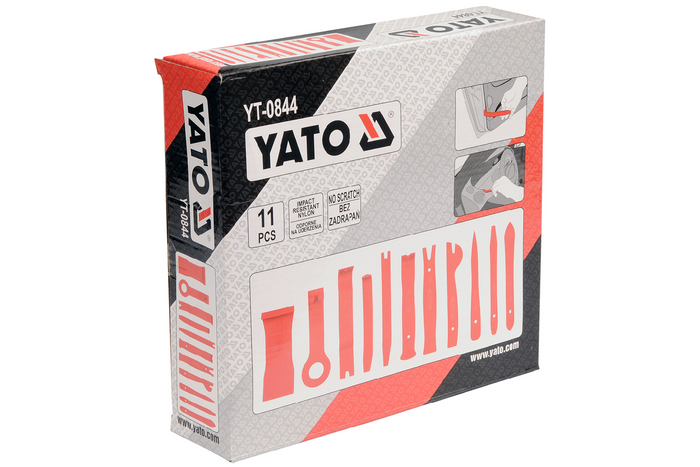 Juego de quita tapicerías YATO YT-0844 11 uds.
