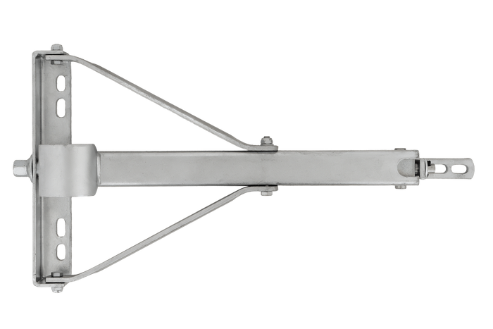 Soporte de esquina extensible WINTERHOFF ADS460 V estabilizador para remolques 450kg 450mm