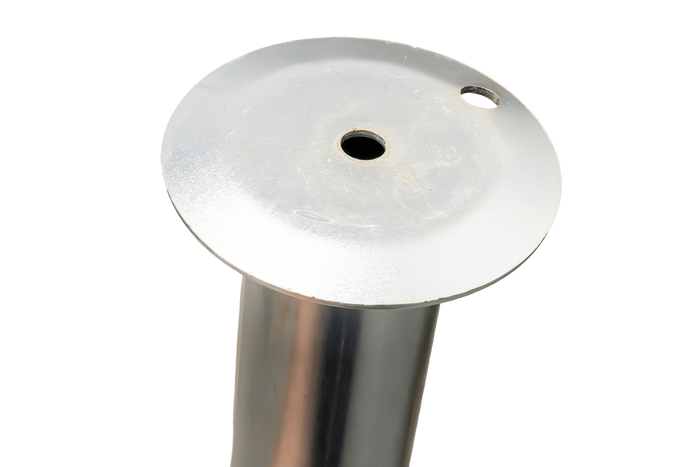 OUTLET Soporte fijo UNITRAILER para remolque de 150 kg, 48 mm, 600 mm