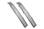 Rampas plegables UNITRAILER ALR005 de acero para remolques, 200 cm, 500 kg, juego de 2