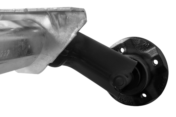 AL-KO OPTIMA eje sin freno para remolque 750kg 1300mm 1730mm 4x100