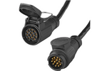 Cable de extensión para remolque ProPlus 343528, conector/enchufe de 13 pines, 5 m
