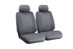 Juego de fundas para asientos de coche LAMPA Glamur gris, para los asientos delanteros