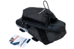 Bolsa de sillín para bicicleta PROFEX 82318 Long Black Lux con bolsillo para botella