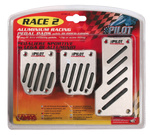 Cubiertas de pedal de aluminio con goma antideslizante RACE2 PILOT
