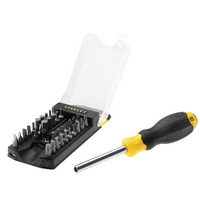 Destornillador STANLEY MULTIBIT de 34 piezas con juego de puntas