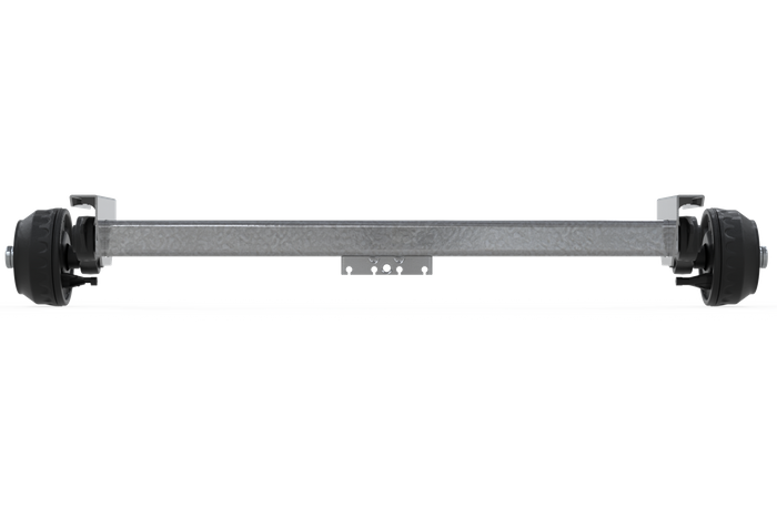 KNOTT VGB15 eje frenado para remolque / grúa 1500kg 1850mm 2300mm 5x112