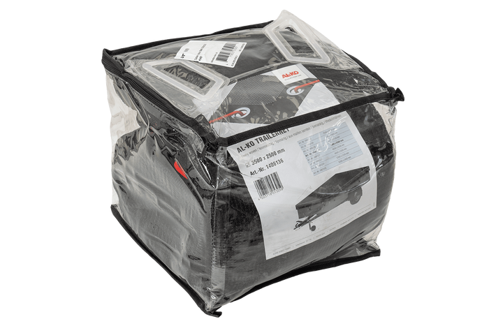 Red de transporte de malla fina AL-KO para asegurar la carga del remolque 250x350cm