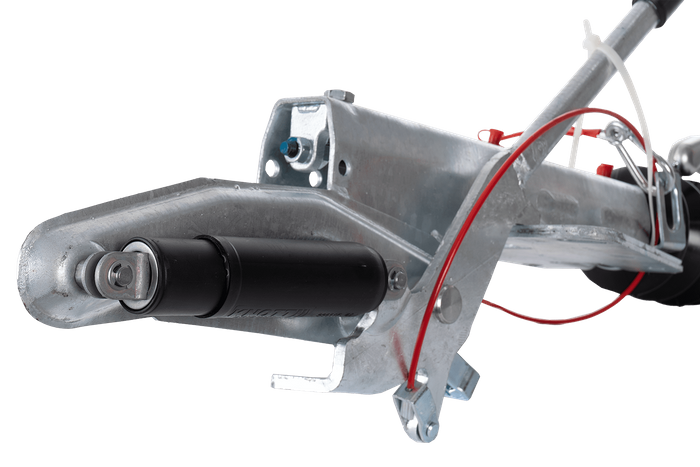 Dispositivo de inercia KNOTT KF13E con enganche KK14B para remolque de 1400kg con lanza en V